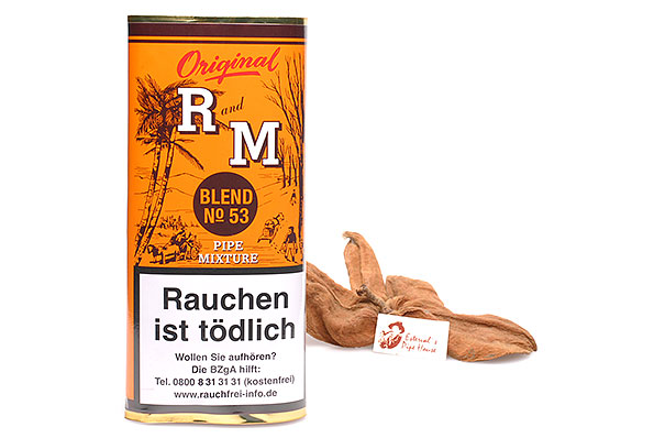 R and M (Rum and Maple) Blend No 53 Pfeifentabak 50g Pouch R and M (Rum and Maple) Blend No 53 Pfeifentabak 50g Pouch
